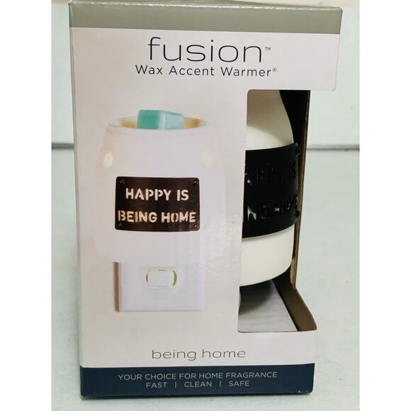 Fusion Wax Warmer - Scented Wax Cube Melter, Electric Fragrance Plugin Happy - Picture 1 of 4